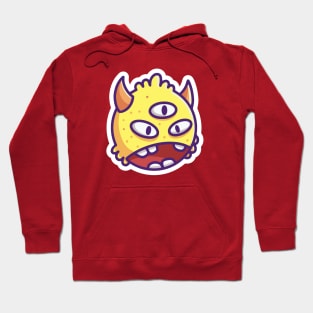 Cute Monster Head 9 Hoodie